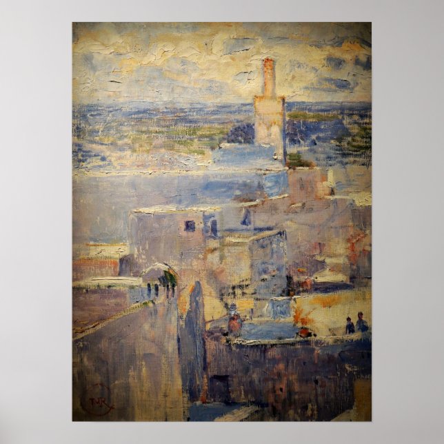 Poster Ryszard berghe - Estudo Em Marrocos (Frente)