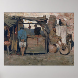 Poster Ryszard berghe - Mercado marroquino 1882