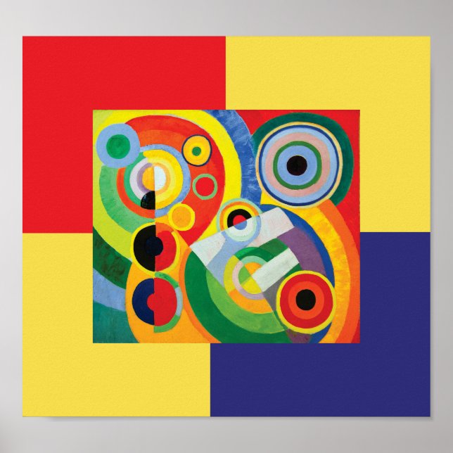 Pôster Rythme Joie de Vivre por Robert Delaunay (Frente)