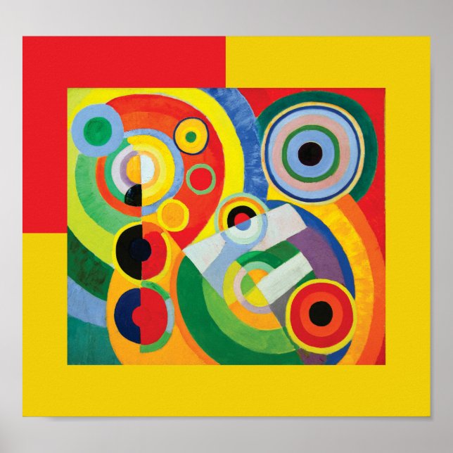 Pôster Rythme Joie de Vivre por Robert Delaunay (Frente)