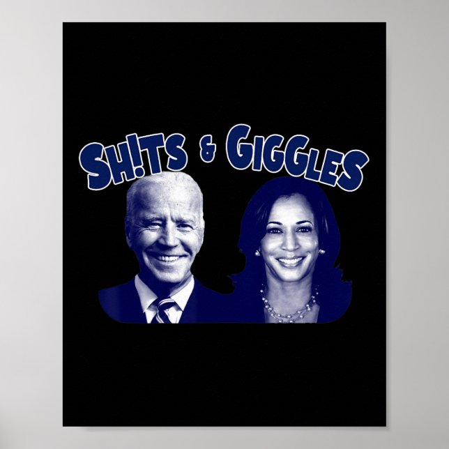 Poster S E Giggles Biden Kamala Harris (Frente)