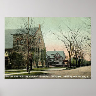 Poster S. Fullerton Avenida., Montclair, vintage de NJ
