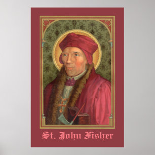 Poster S. João Fisher (SAU 025) Cartaz 24"x36" 1