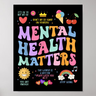 Poster S Mental Health Groovy Mental Health Awarness Mon