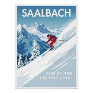 Pôster Saalbach - Glemmtal - Áustria