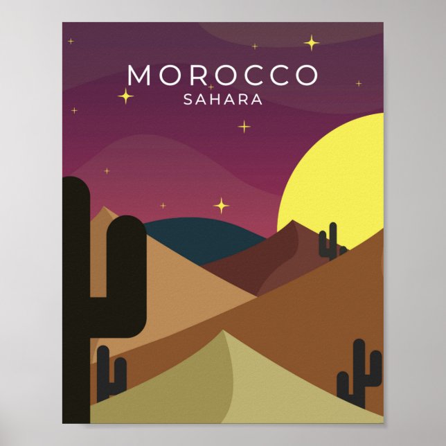 Poster Saara de Marrocos (Frente)