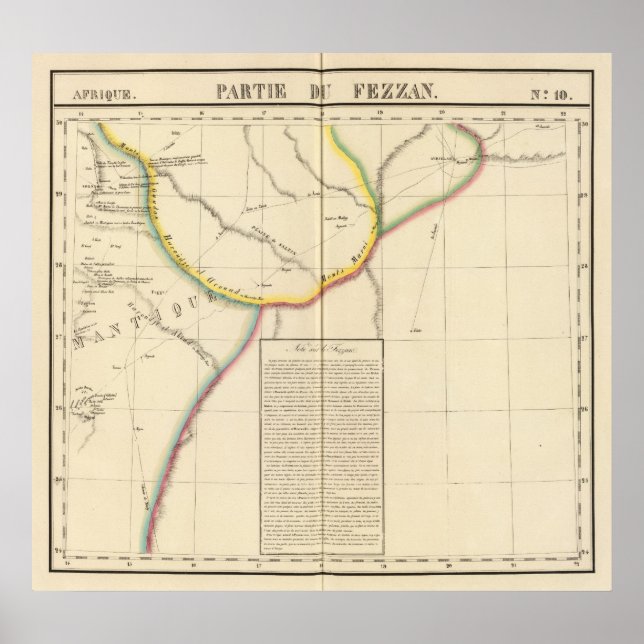 Poster Saara, Líbia, África 10 (Frente)