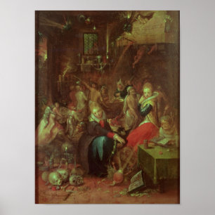 Poster Sabá das Bruxas, 1606