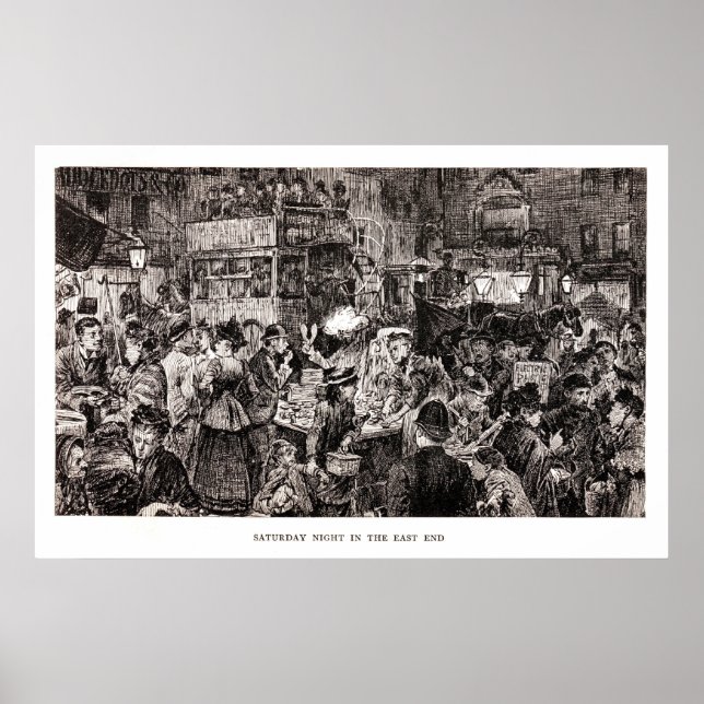 Pôster Sábado À Noite No East End (Frente)
