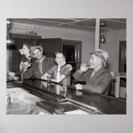 Pôster Sábado à Noite no Salão, 1937. Foto Antiga