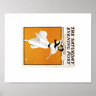 Pôster Sábado à noite Posta Vintage Tênis mulher