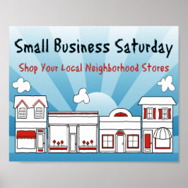 Poster Sábado para Pequenas Empresas
