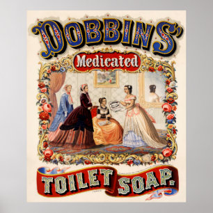 Poster Sabão de toalete medicado dos Dobbins