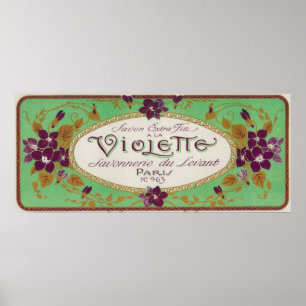 Poster Sabão LabelParis de Violette, France