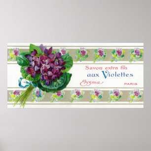 Poster Sabão LabelParis de Violettes, France