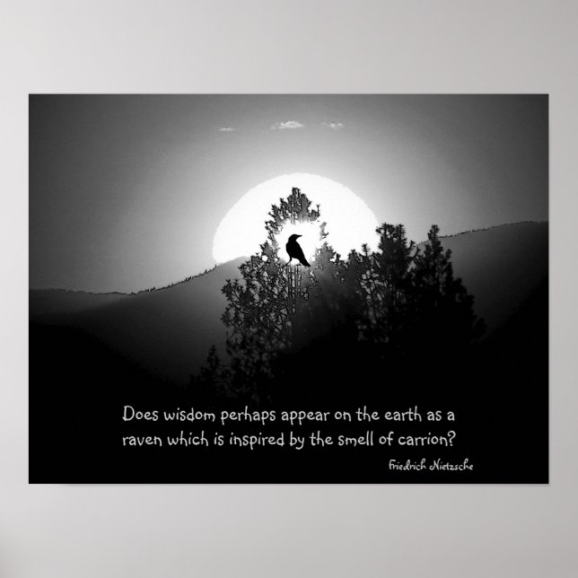 Poster Sabedoria Como Raven (Frente)