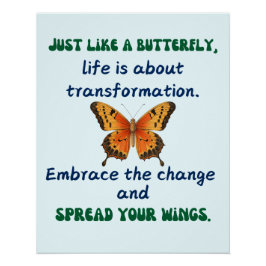 Pôster Sabedoria da borboleta: