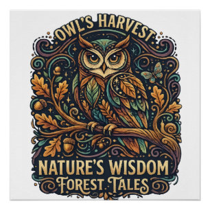 Pôster Sabedoria da Natureza – Inspirando Amantes da Terr