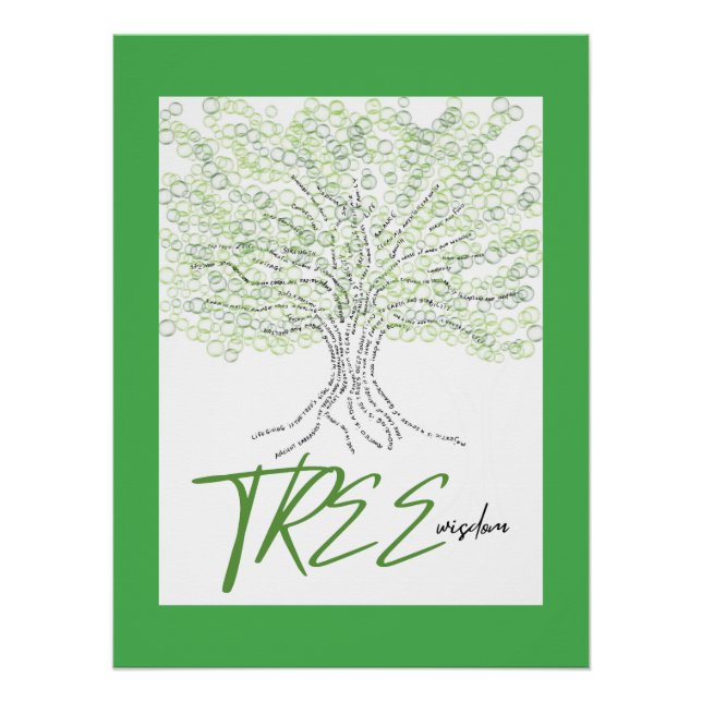 Pôster Sabedoria das Árvores (Frente)