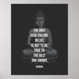 Poster Sabedoria de Buda: Fiel ao Seu Melhor Eu