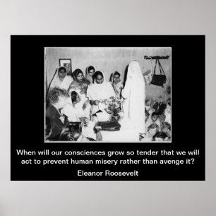 Poster Sabedoria de Eleanor Roosevelt