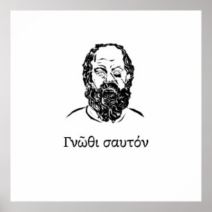 Poster Sabedoria de Sócrates