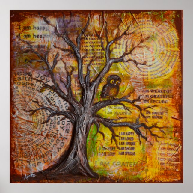 Poster Sabedoria do Pensamento Positivo (Frente)