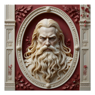 Pôster Sabedoria em Papercraft