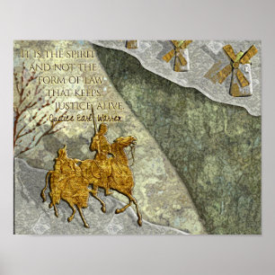 Poster Sabedoria Judicial - Warren sobre Espírito da Lei 