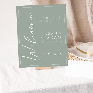Poster Sábio Mínimo - Sinal de Boas-vindas de Casamento V