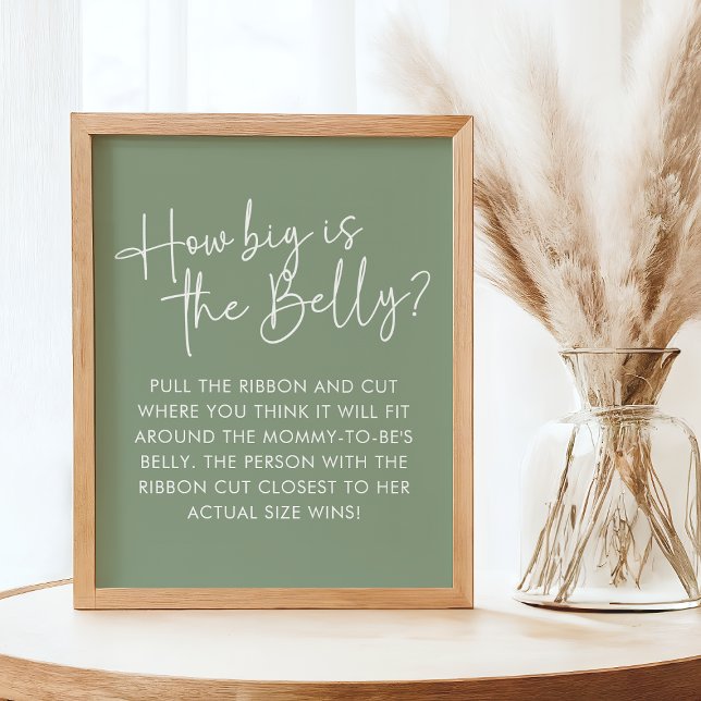 Poster Sábio Moderno Oh Bebê Simples Belga Jogo de Adivin (Criador carregado)