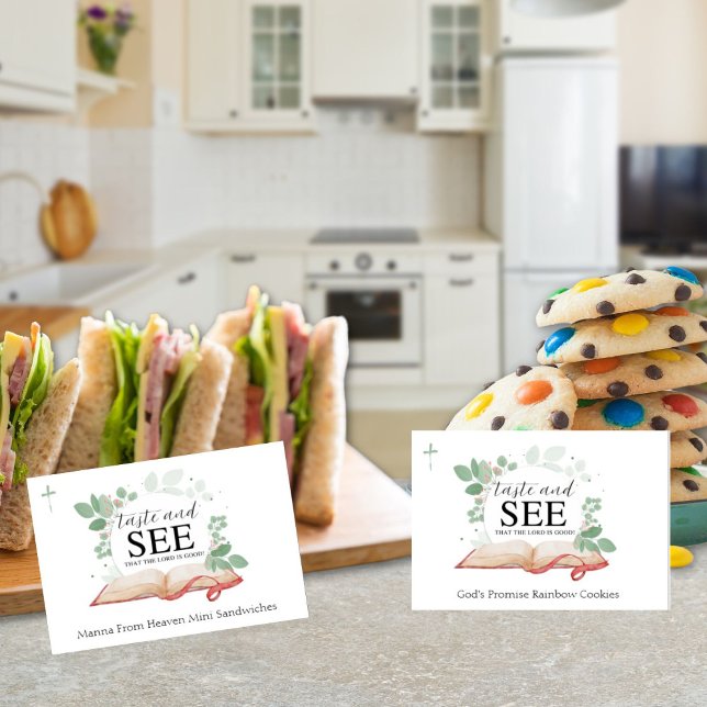 Poster Sabor E Cartões De Comida Religiosos (Criador carregado)