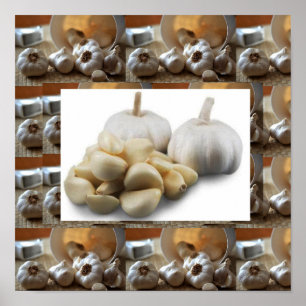 Pôster Sabores super do alho Home novo das decorações d