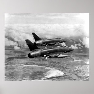Poster Sabre F-100 super
