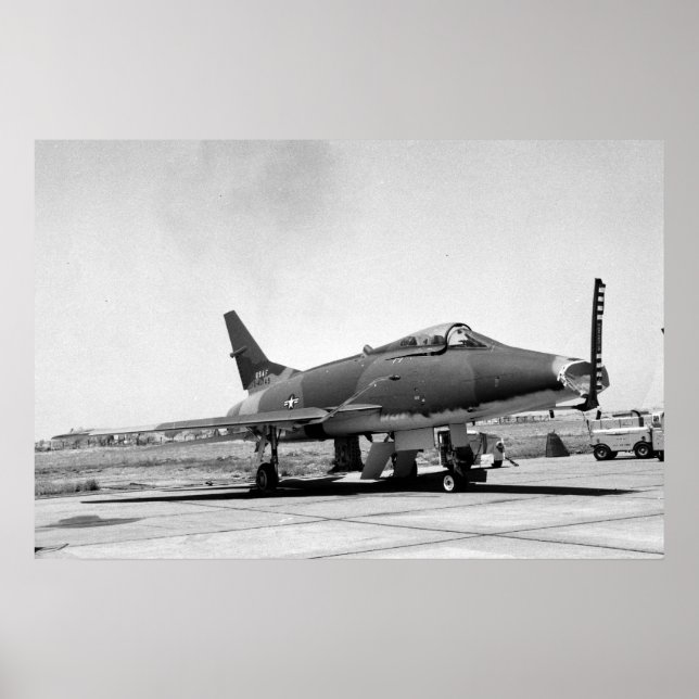Poster Sabre F-100 super (Frente)