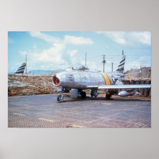 Poster Sabre F-86 (Frente)