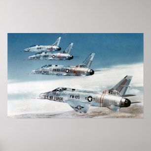 Pôster Sabres F-100 super