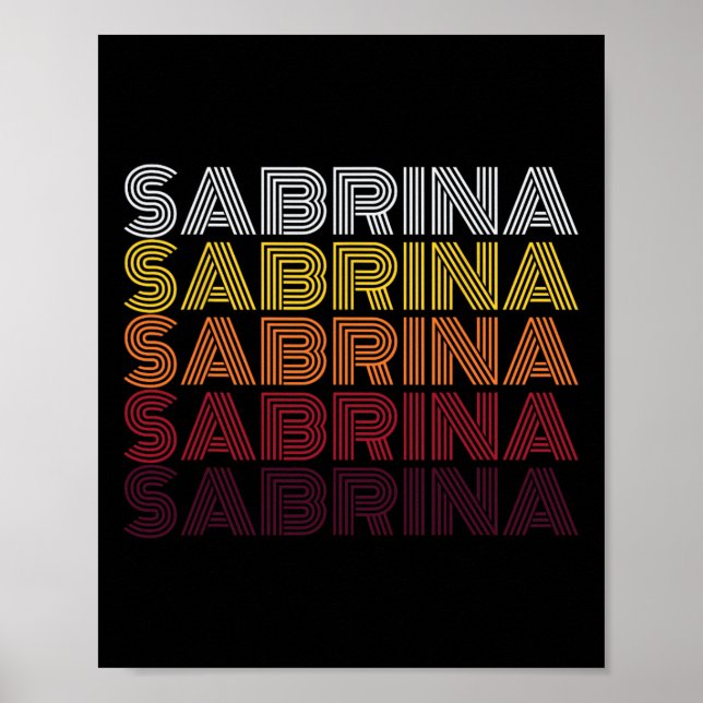 Poster Sabrina Vintage Sabrina Retro (Frente)