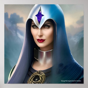 Poster Sacerdotisa Futurista