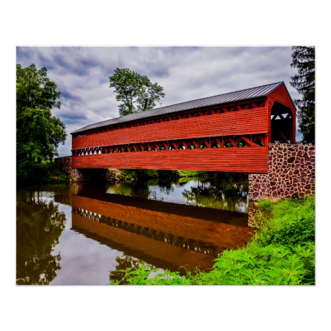 Pôster Sachs Covered Bridge (Frente)