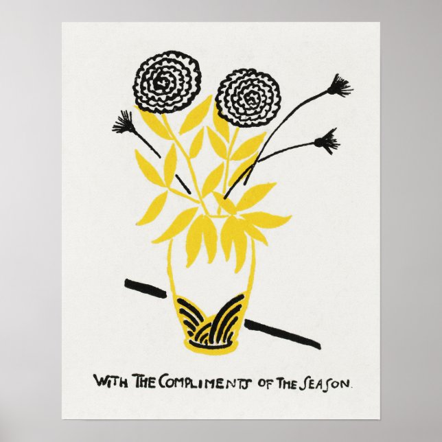 Poster Sačien's 'With the Compliments of the Season' (Com (Frente)