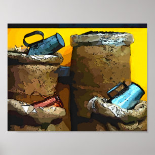 Poster Sacks De Café