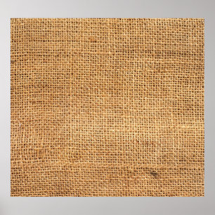 Poster Saco Brown Burlap: Fundo do Véu Texturizado