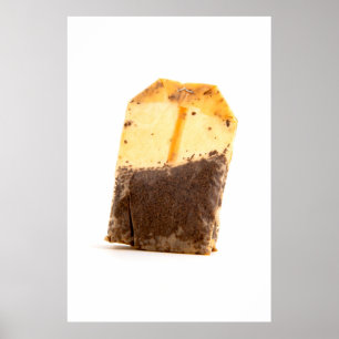 Poster Saco de chá usado