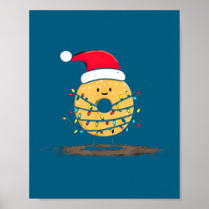 Poster Saco engraçado de Natal Gráficos Luzes Amante