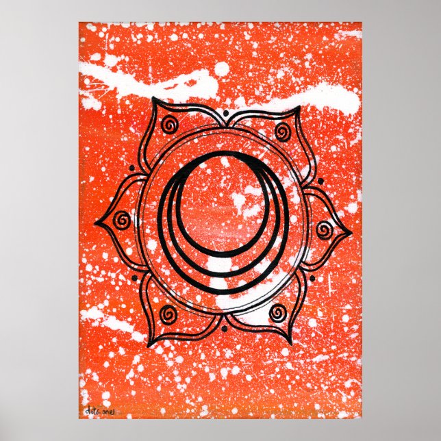Poster Sacral Chakra (Frente)