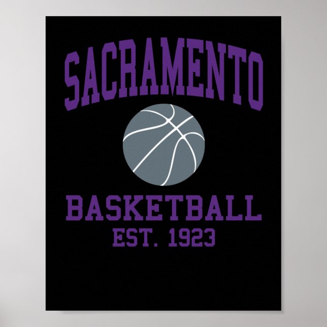 Poster Sacramento Basquete (Frente)