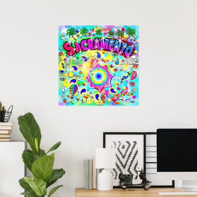 Poster Sacramento Dança Mística (Escritório em casa)