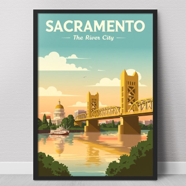 Poster Sacramento Vintage (Criador carregado)
