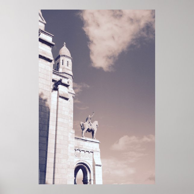 Poster Sacré-Coeur de Montmartre Paris Sacre Coeur (Frente)